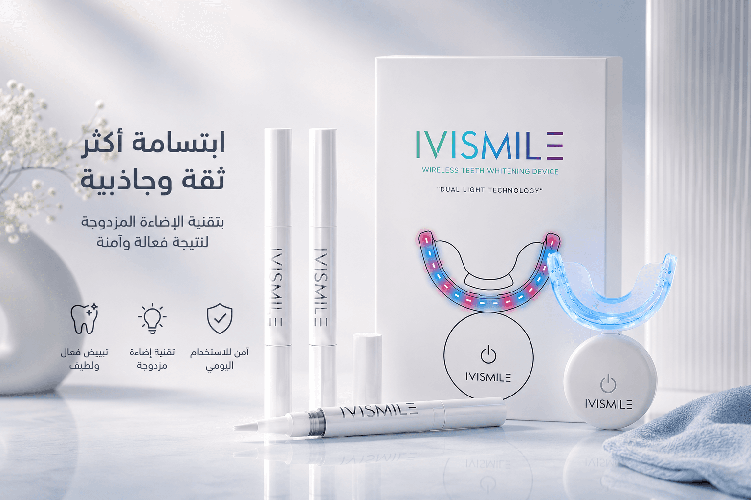 IVISMILE Pro Wireless Teeth Whitening Kit